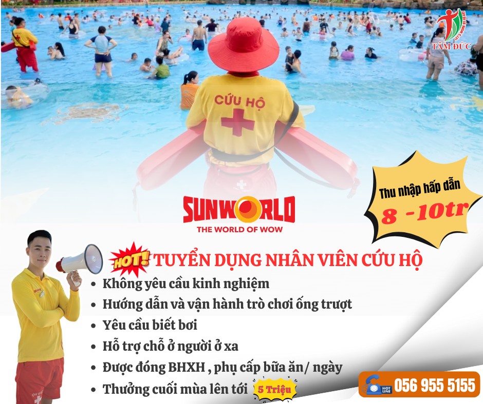 𝐓𝐔𝐘𝐄̂̉𝐍 𝐃𝐔̣𝐍𝐆 ĐI LÀM NGAY TẠI 𝗦𝗨𝗡 𝗪𝗢𝗥𝗟𝗗 𝗩𝗨̃𝗡𝗚 𝗧𝗔̀𝗨 